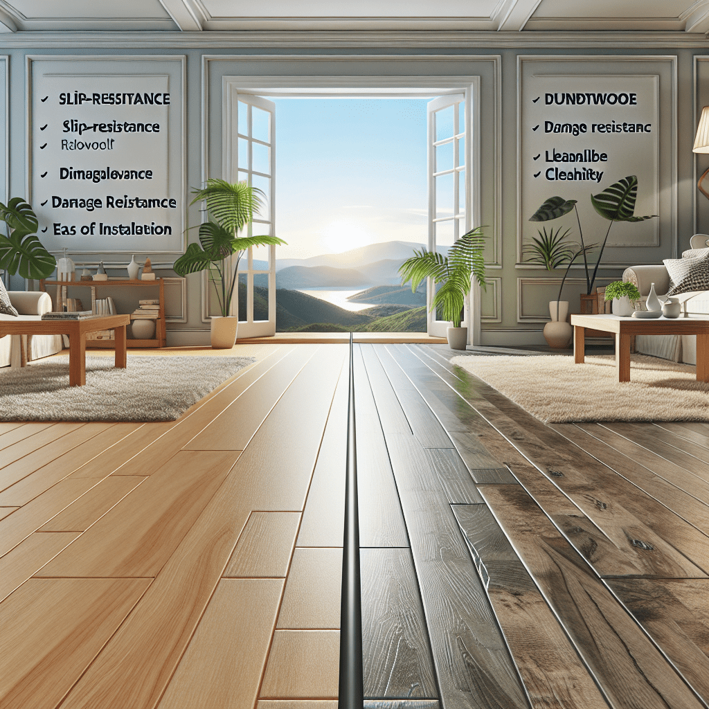 Advantages of laminate flooring over hardwood flooring