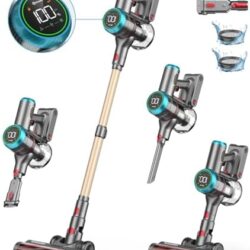 Cordless vacuum cleaner with multiple attachments